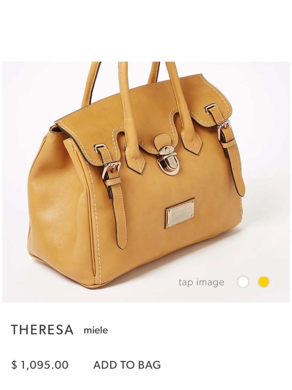MARIO VALENTINO Leather Bag